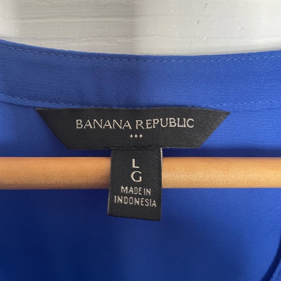 Royal blue blouse, size large - Picture 2 of 3